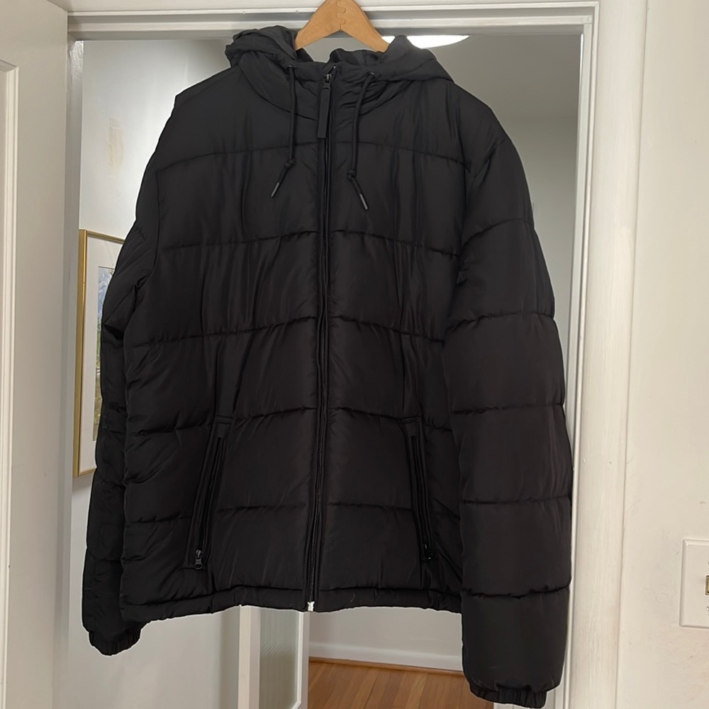 Aeropostale black men’s XL puffer coat Down filled